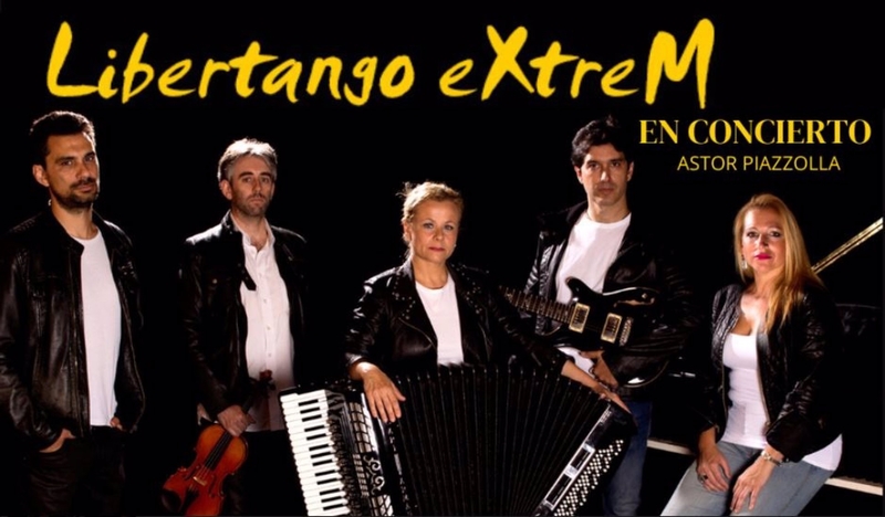 El grupo extremeño Libertango Extrem ofrece un concierto el próximo viernes en la terraza del López de Ayala