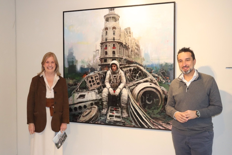 La exposición del Premio de Pintura 'Francisco Zurbarán' reúne 22 obras en la Sala Vaquero Poblador de Badajoz