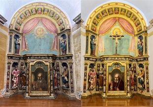 La capilla de San Juan de Ribera de la Catedral de Badajoz recupera su 'esplendor' tras una restauración