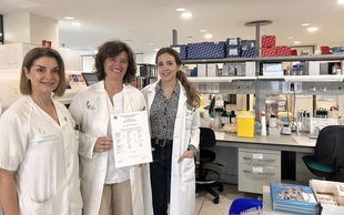 El Hospital Universitario de Badajoz recibe una distinción que avala el trabajo de su Unidad de Histocompatilidad