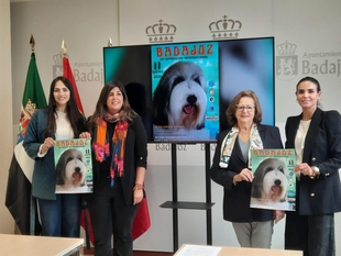 Unos 700 perros participarán en la Exposición Internacional Canina de Badajoz