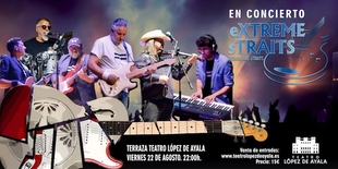 El Teatro López de Ayala de Badajoz ofrecerá tributos a Dire Straits y Manuel Carrasco los días 22 y 23 de agosto