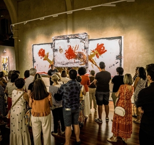 La exposición del artista Jorge Galindo continúa hasta el 25 de agosto en el Espacio Cultural Santa Catalina