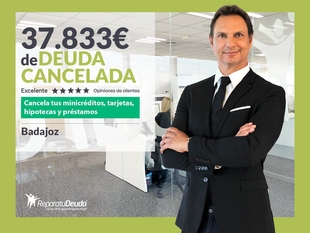 Un autónomo de Badajoz ve cancelada una deuda de 37.833 euros gracias a la Ley de Segunda Oportunidad