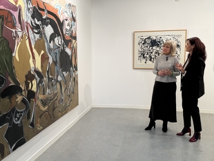 El MEIAC expone cerca de un centenar de obras del pintor Juan Barjola, referente extremeño de la Nueva Figuración española