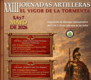 La Diputación patrocina las XXIII Jornadas Artilleras con El Hospital Centro Vivo como sede de nuevo
