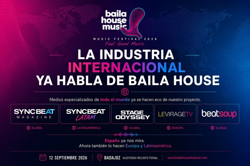 Baila House Music: Un nuevo Festival que promete hacer historia en Badajoz el 12 de Septiembre 